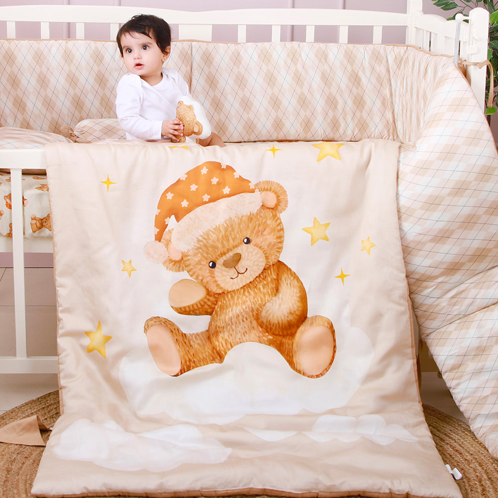 Organic Toddler Comforter - Cuddle Bear