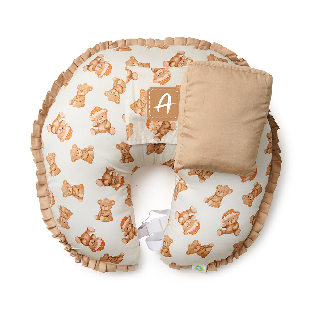 Organic Feeding Pillow Cover - Cuddle Bear