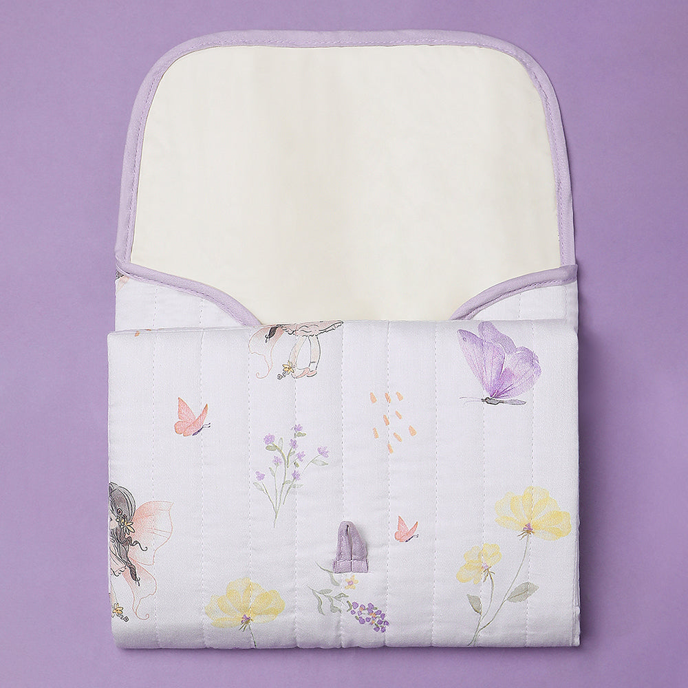 Organic Cotton On - The - Go Changing Mat - Pixie Dust