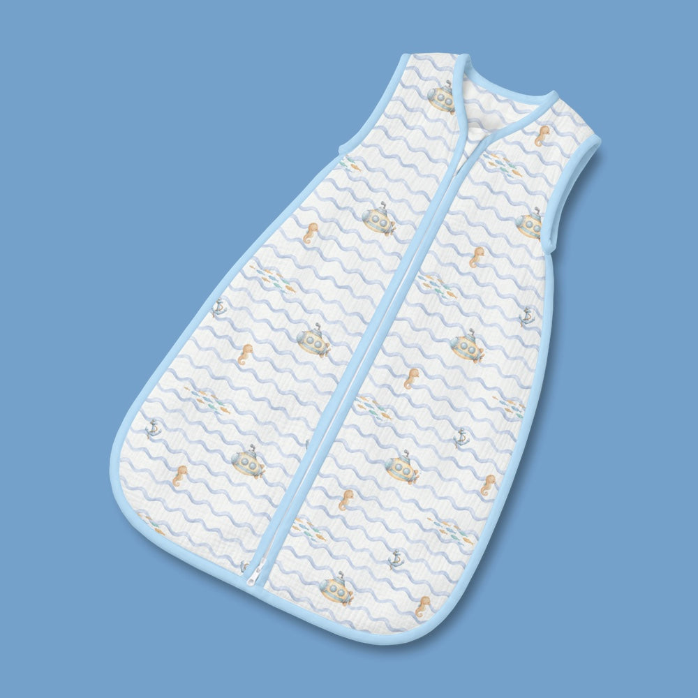 Bamboo Muslin Sleeping Bag - Submarine