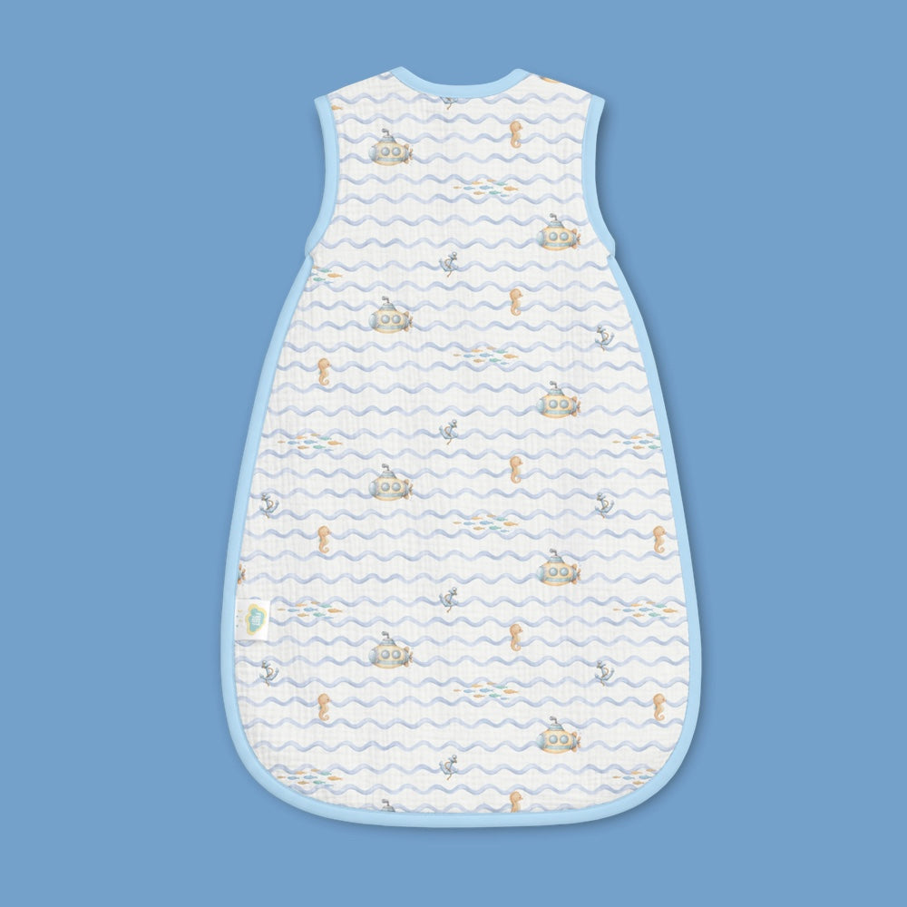 Bamboo Muslin Sleeping Bag - Submarine