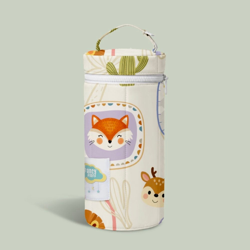 Organic Stay Fresh Bottle Cover - Happy Faces