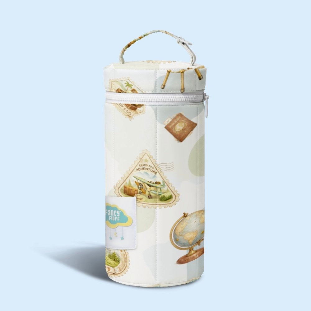 Organic Stay Fresh Bottle Cover - Globetrotter