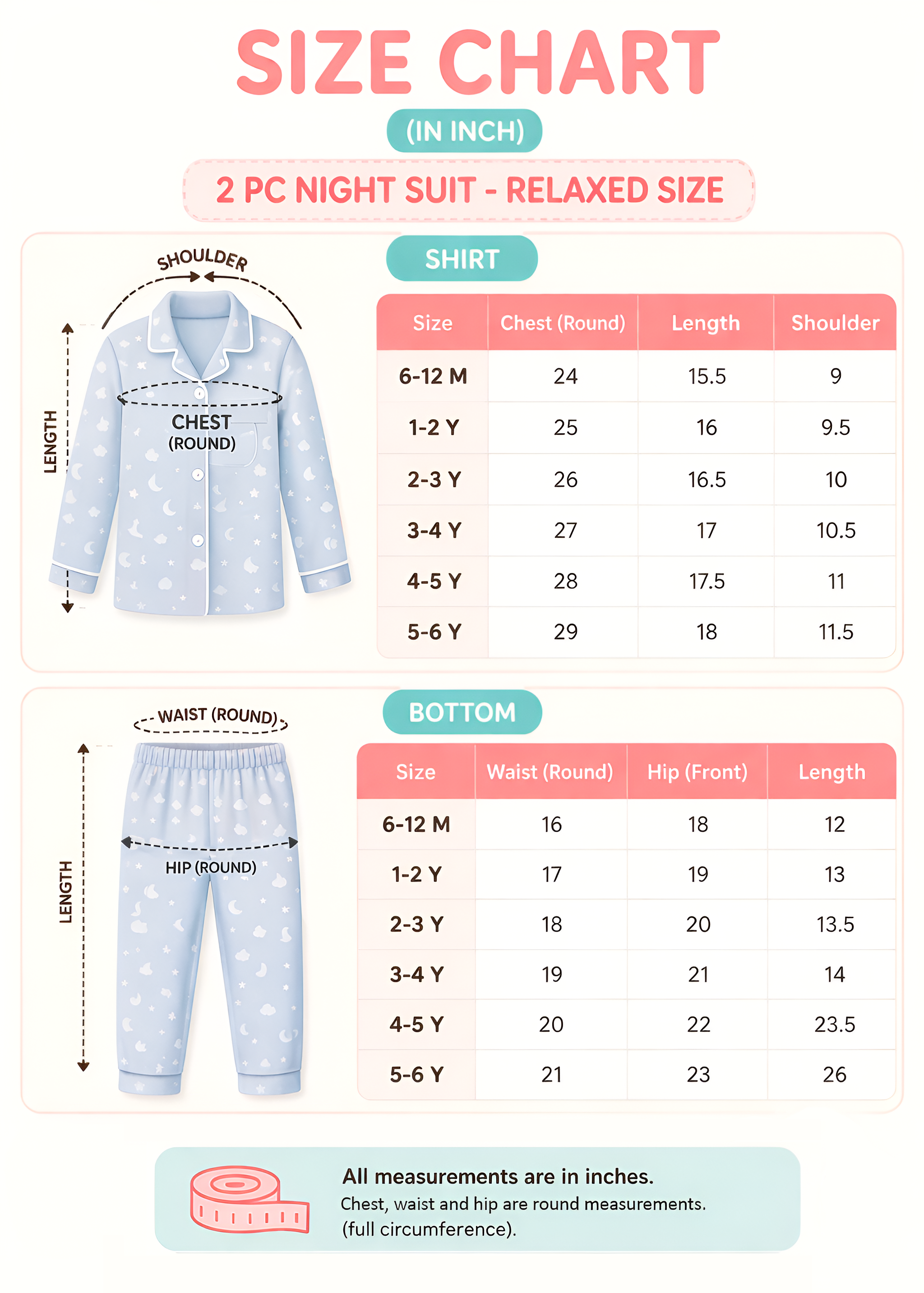 Organic Night Suit - Sea Fantasy