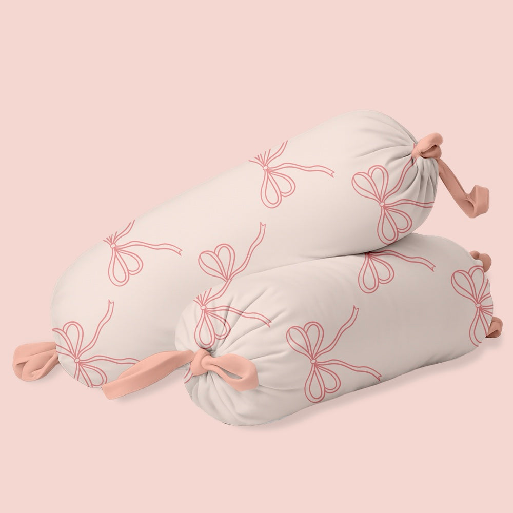 Set of 2 Organic Bolsters - Bella