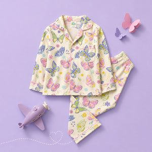 Pure Cotton Night Suit - Butterfly