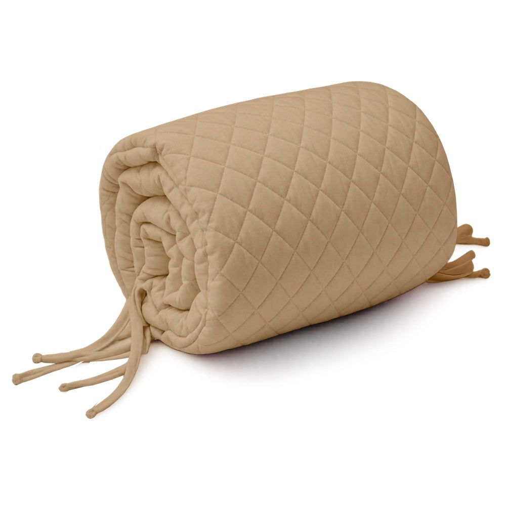 Organic Full Cot Bumper - Beige