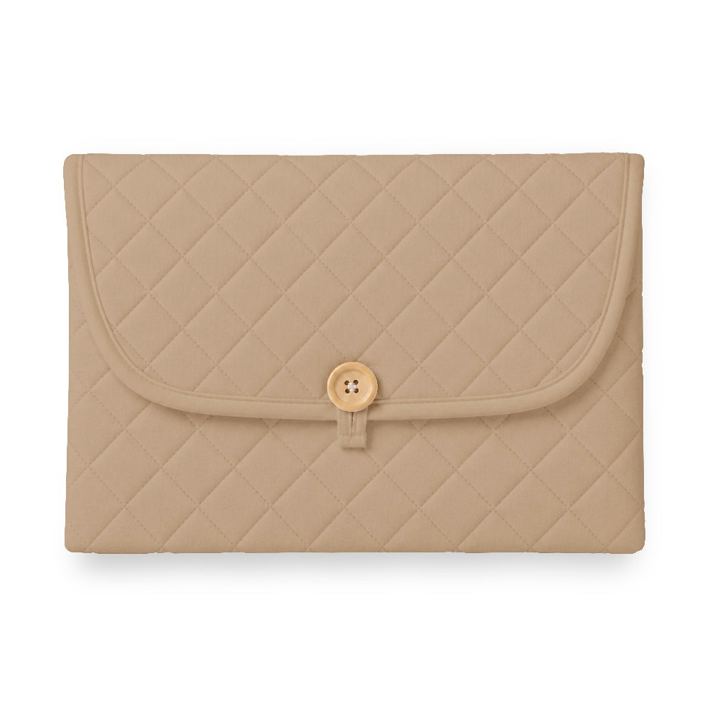Organic Portable Changing Mat - Beige