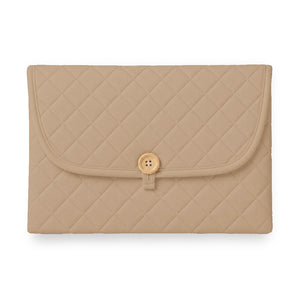 Organic Portable Changing Mat - Beige