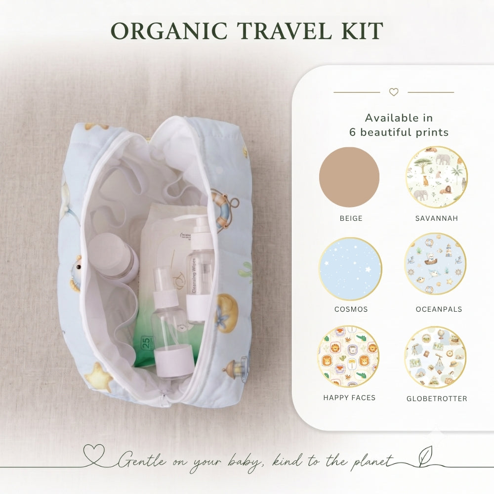 Organic Travel Kit - Happy Faces