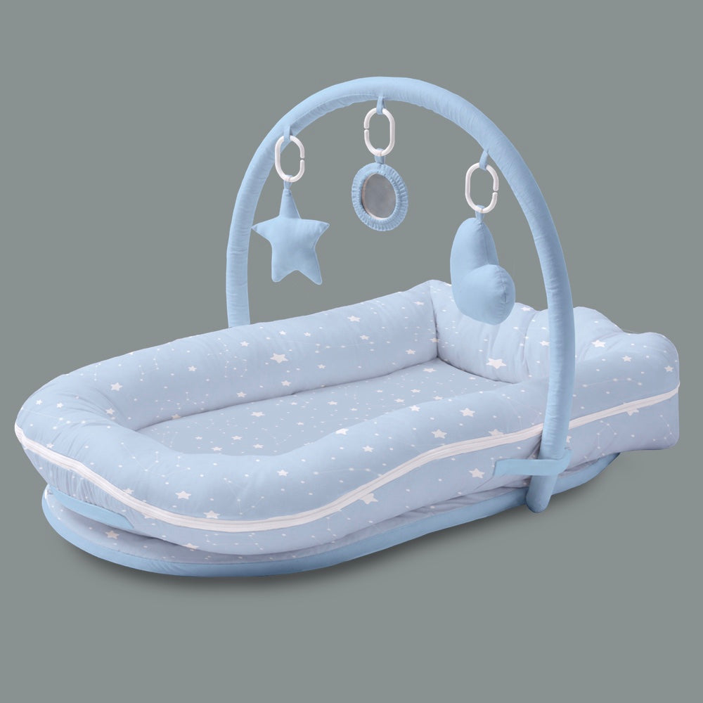 Organic  Cocoon Playgym - Blue