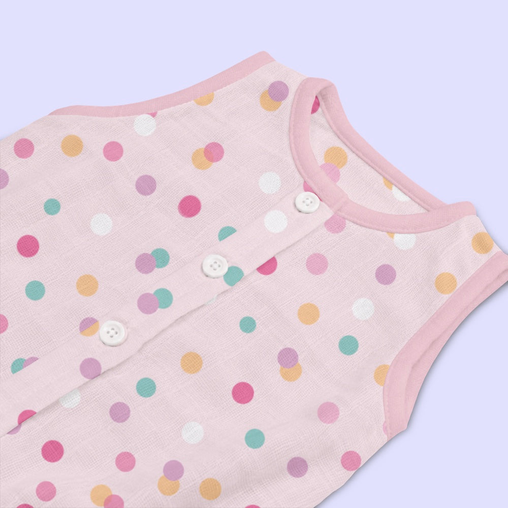 Bamboo Muslin Romper - Confetti
