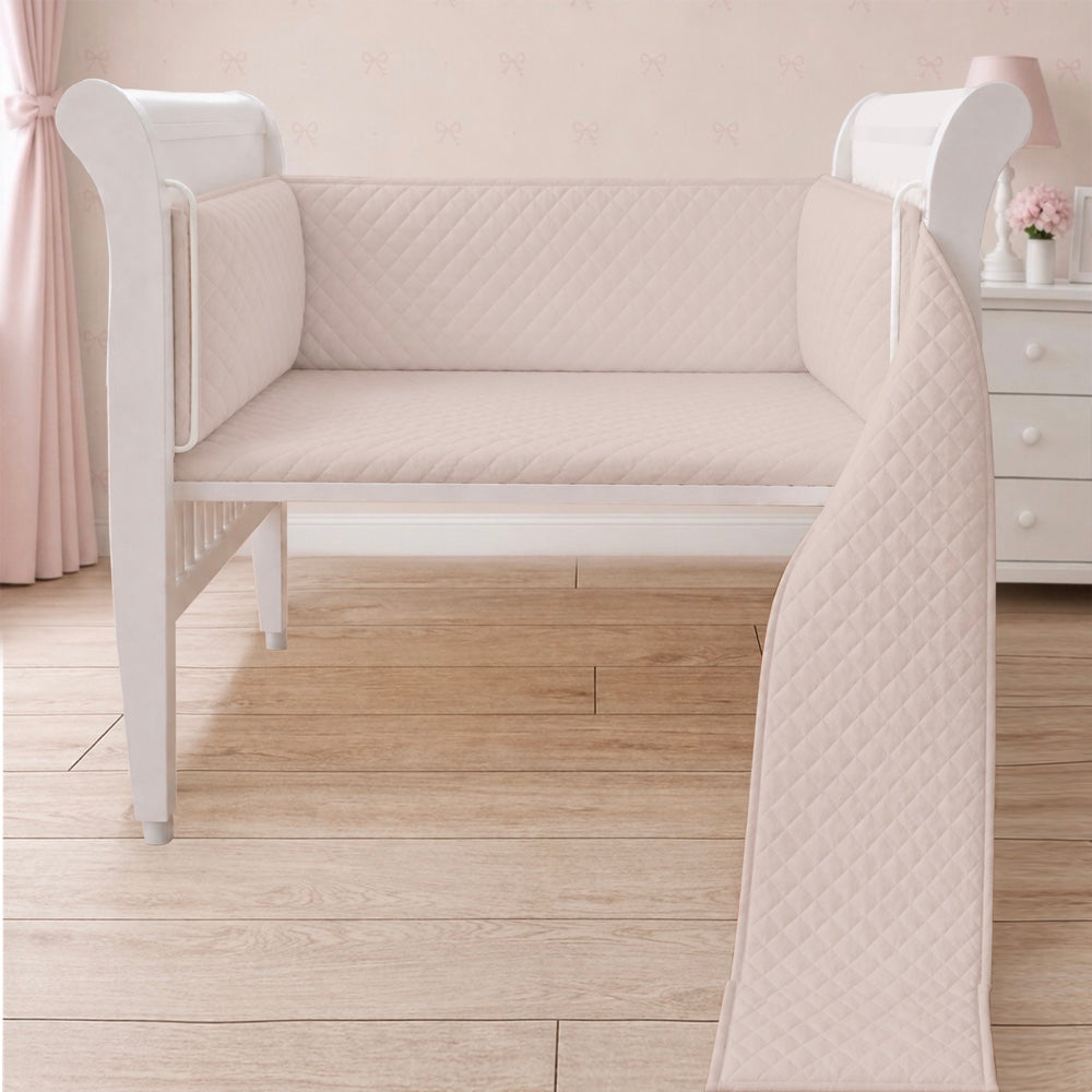 Organic Full Cot Bumper - Cream