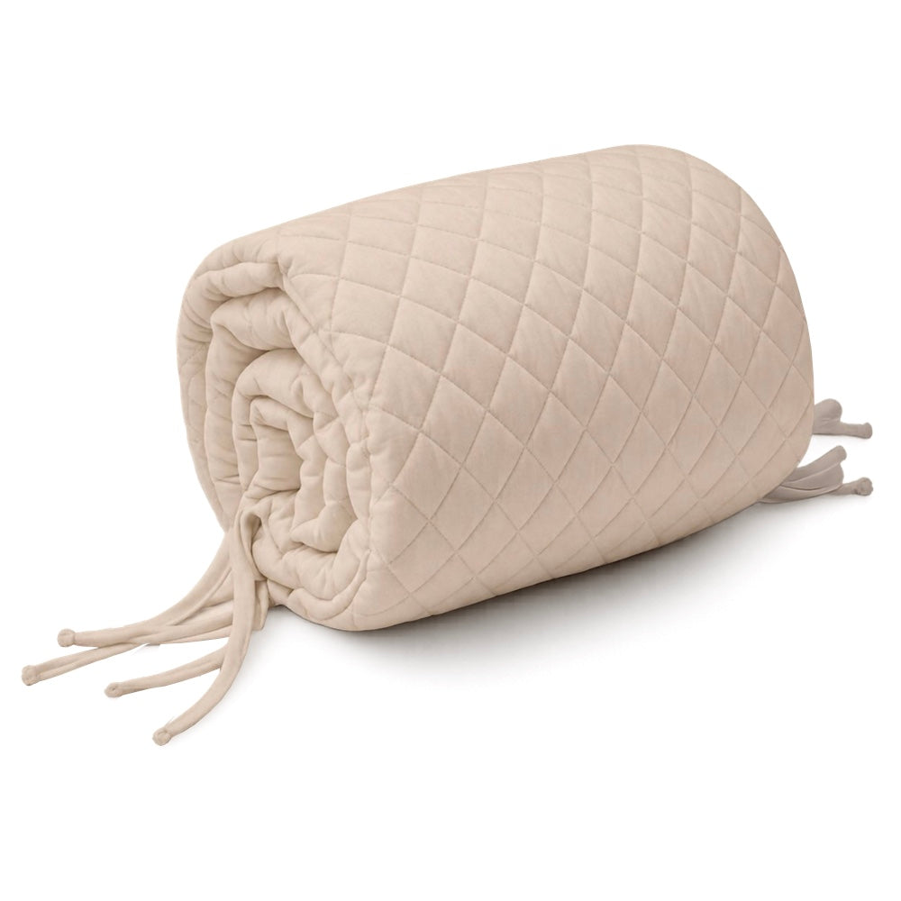 Organic Full Cot Bumper - Cream