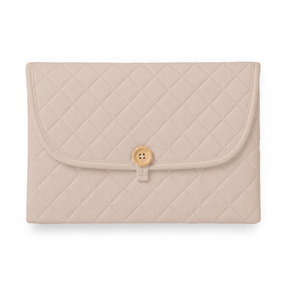 Organic Portable Changing Mat - Cream
