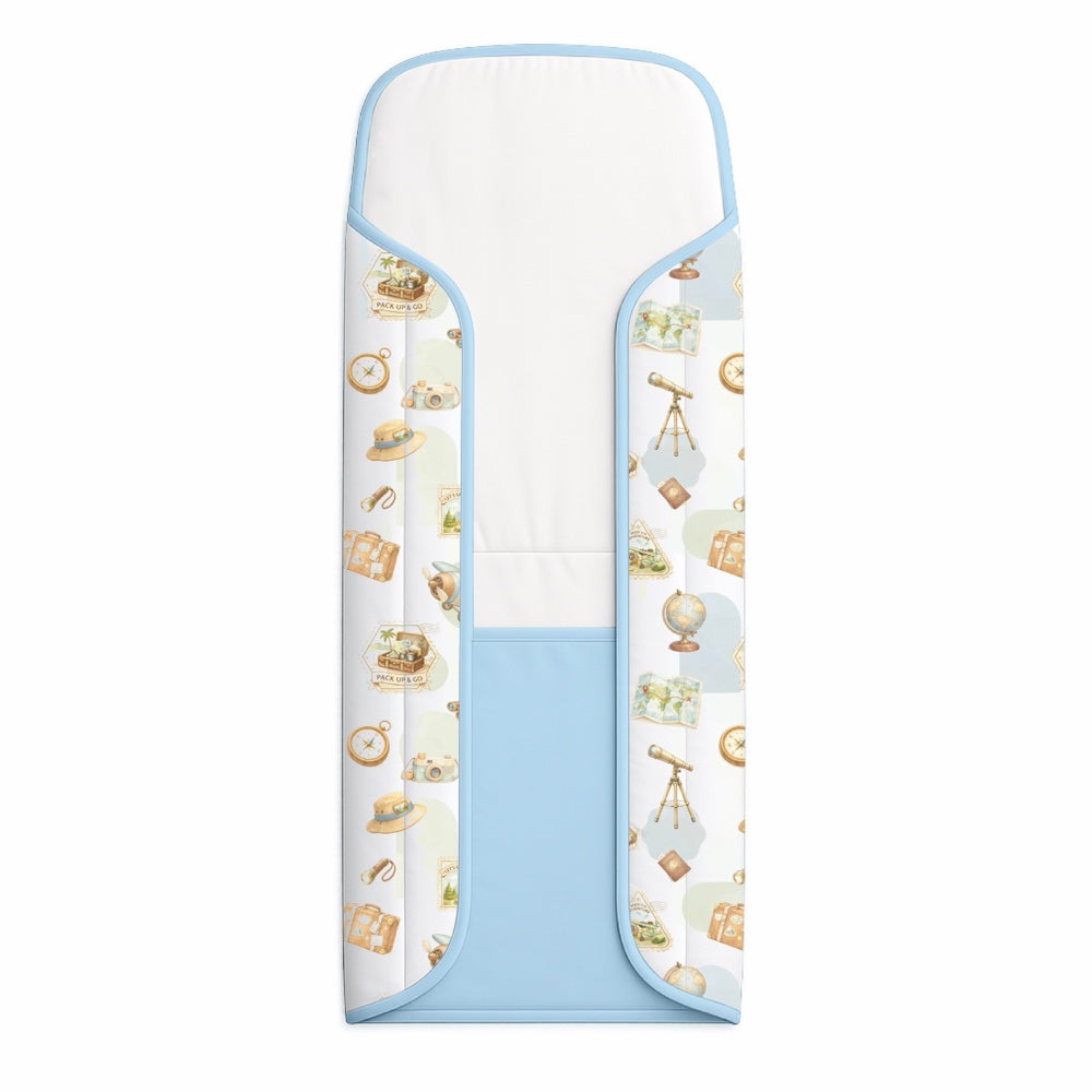 Organic Portable Changing Mat - Globetrotter