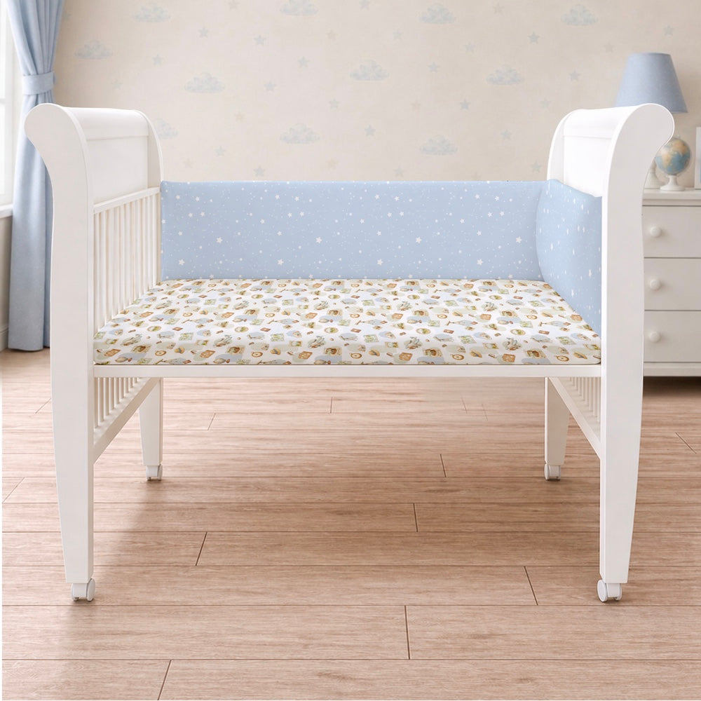 Organic Half Cot Bumper - Bella