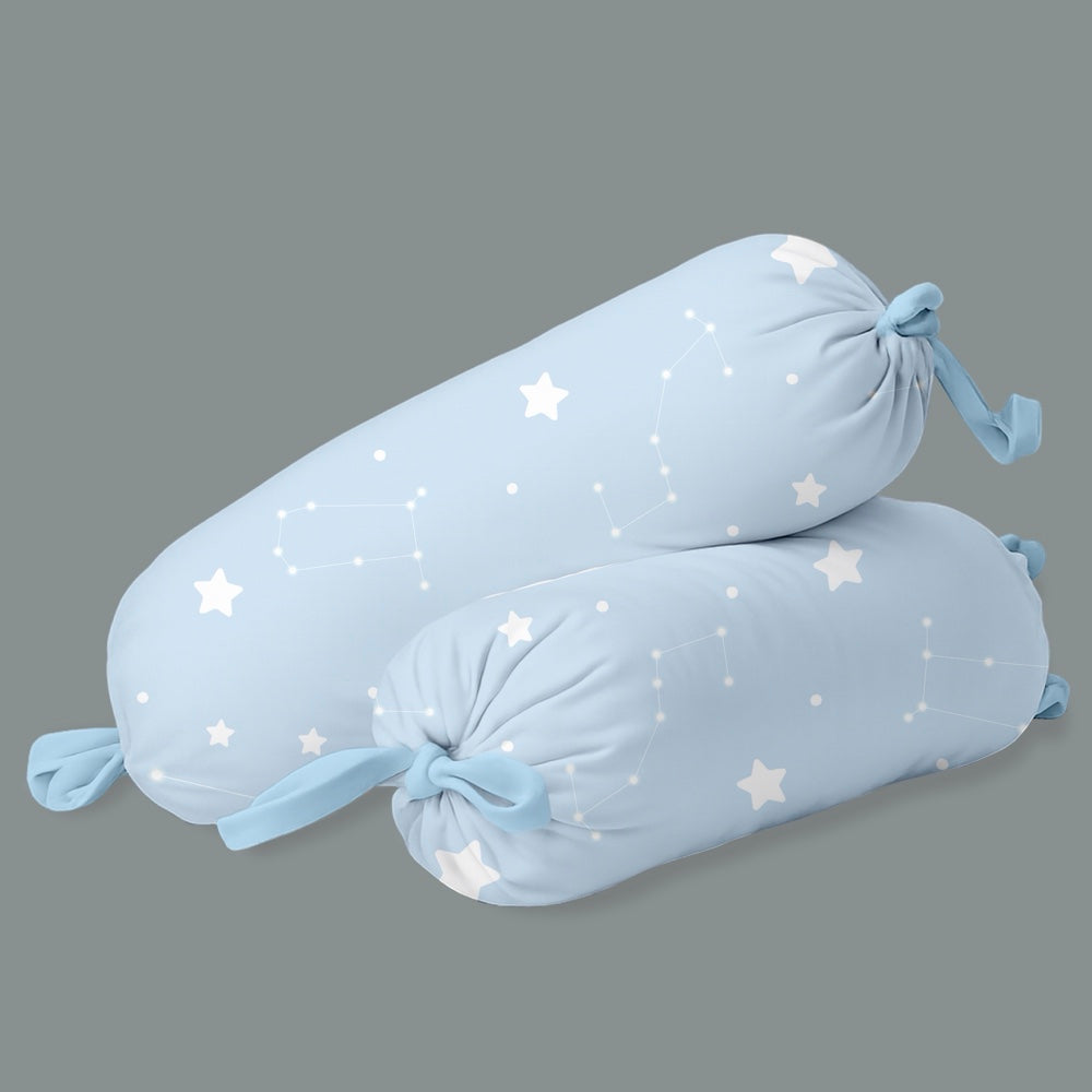 Set of 2 Organic Bolsters - Cosmos