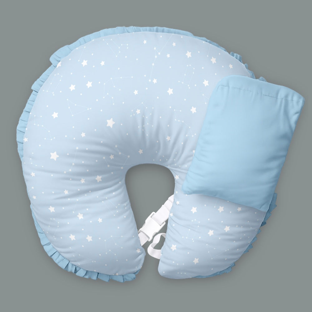 Organic Feeding Pillow + Support Pillow - Cosmos