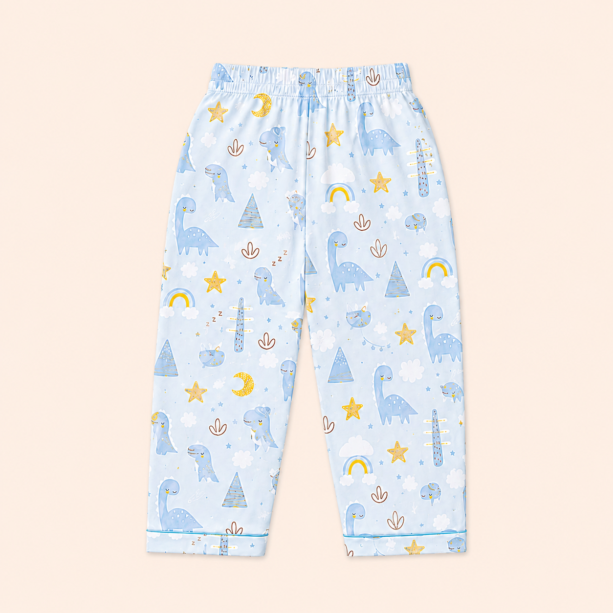 Pure Cotton Night Suit - Dino