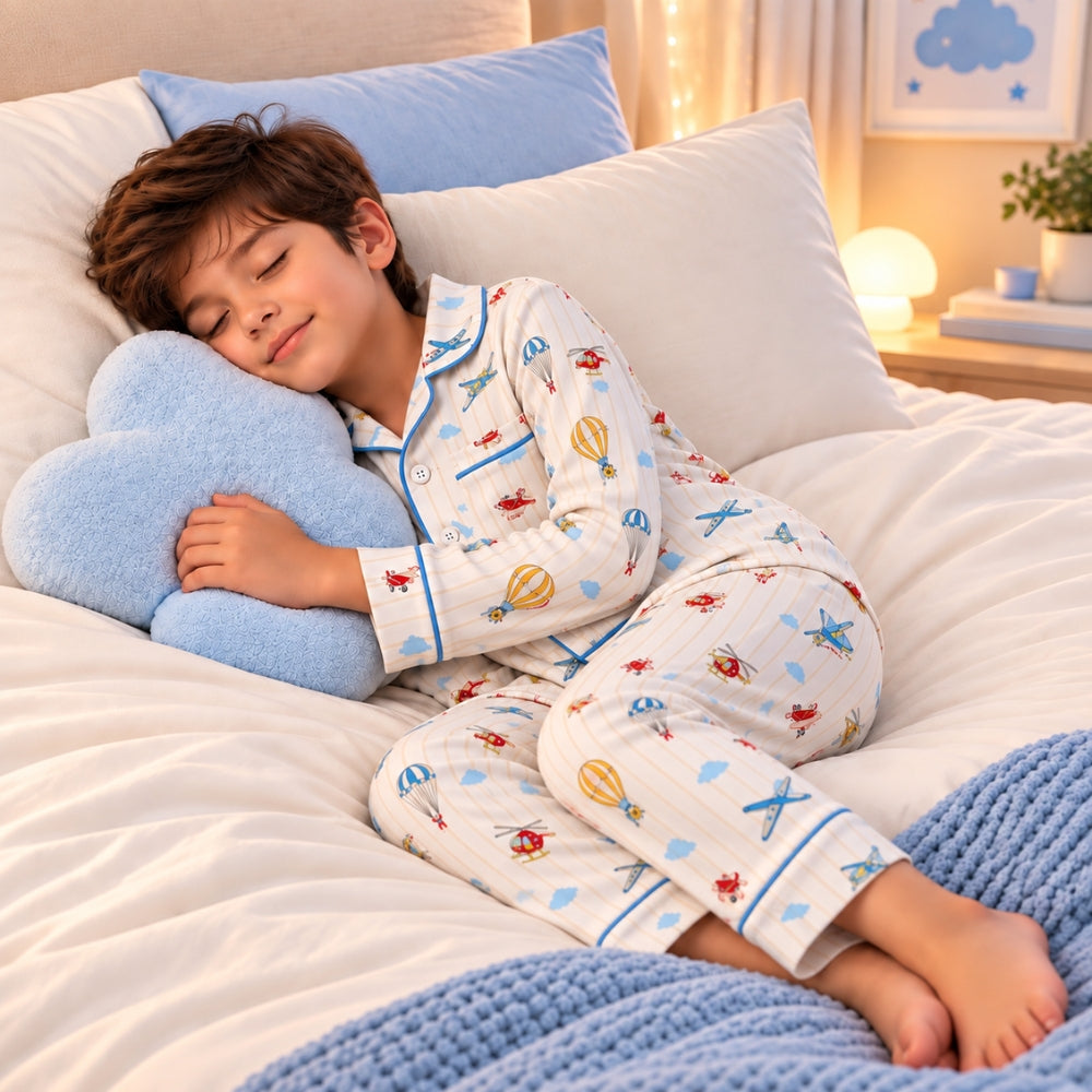 Pure Cotton Night Suit - Fly