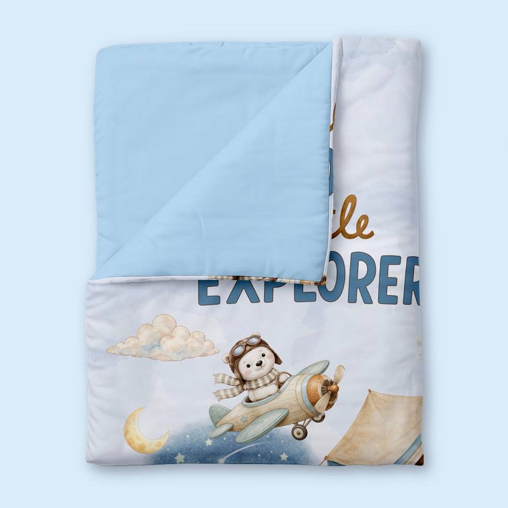 Organic Toddler Comforter - Globetrotter