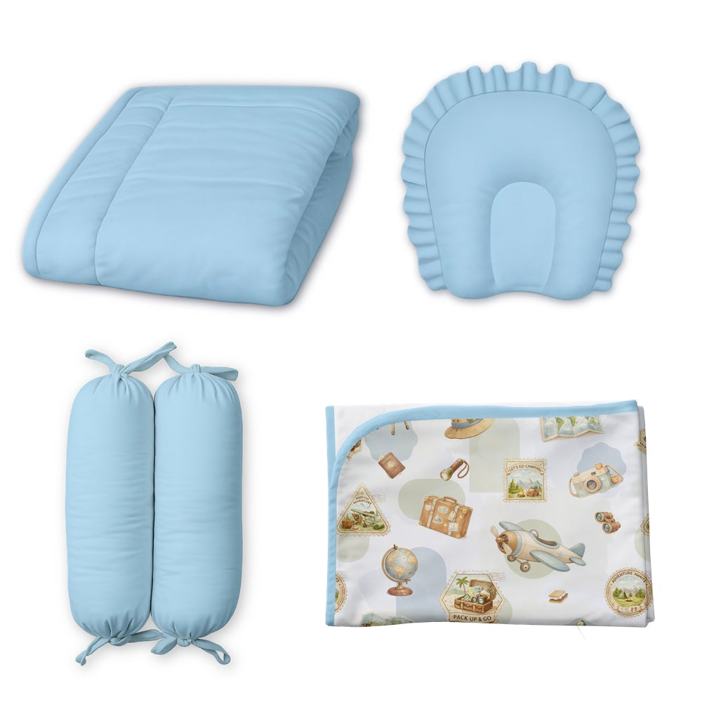 5 Pc Organic Nap Pack - Globetrotter