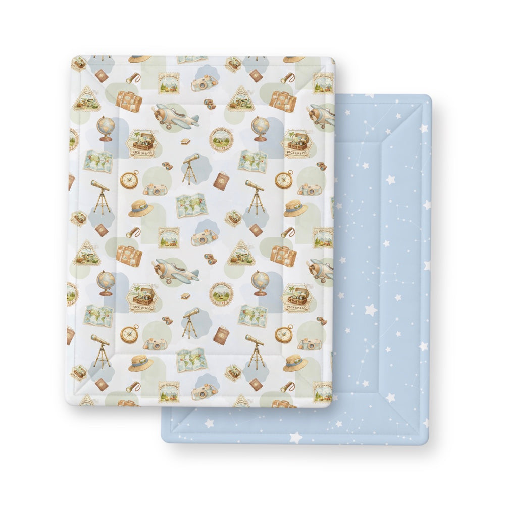 Set of 2 Organic Changing Sheet - Globetrotter