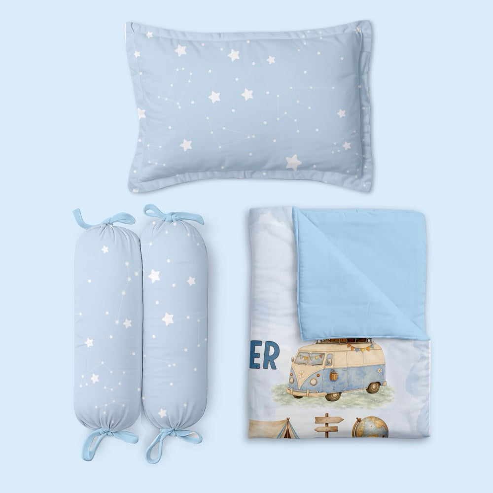 4 Pc Organic Snug Set - Globetrotter