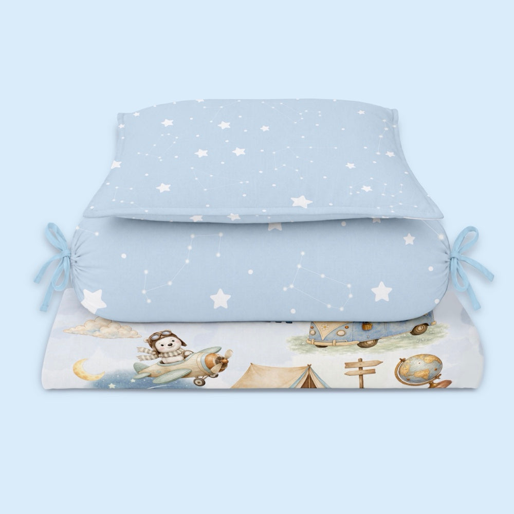 4 Pc Organic Snug Set - Globetrotter