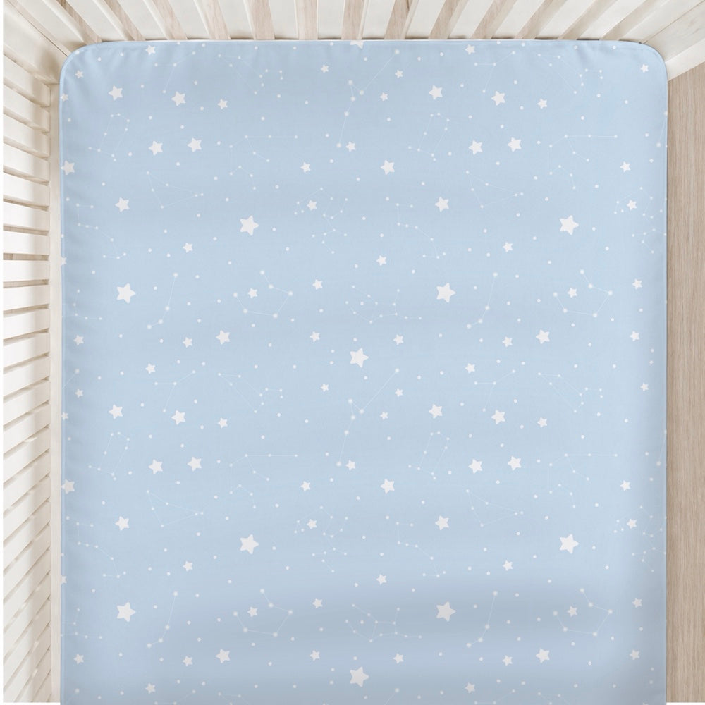6 Pc Organic Cot Bedding Set - Globetrotter