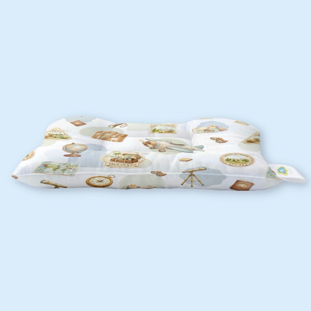 Organic Baby Head Nest - Globetrotter