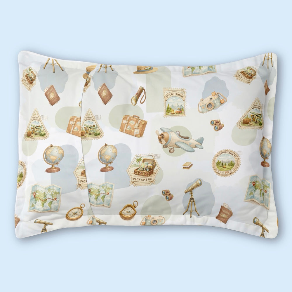Organic Baby Pillow - Globetrotter
