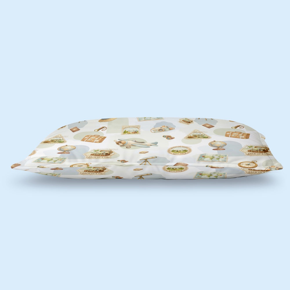 Organic Baby Pillow - Globetrotter