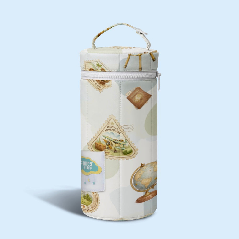 Organic Stay Fresh Bottle Cover - Globetrotter