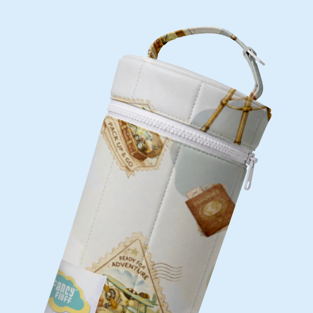 Organic Stay Fresh Bottle Cover - Globetrotter