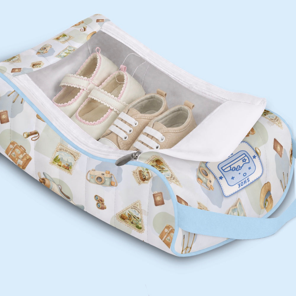 Organic Shoe Bag - Globetrotter