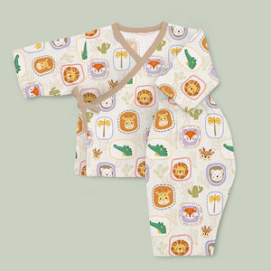 Bamboo Muslin First Days Set - Happy Faces