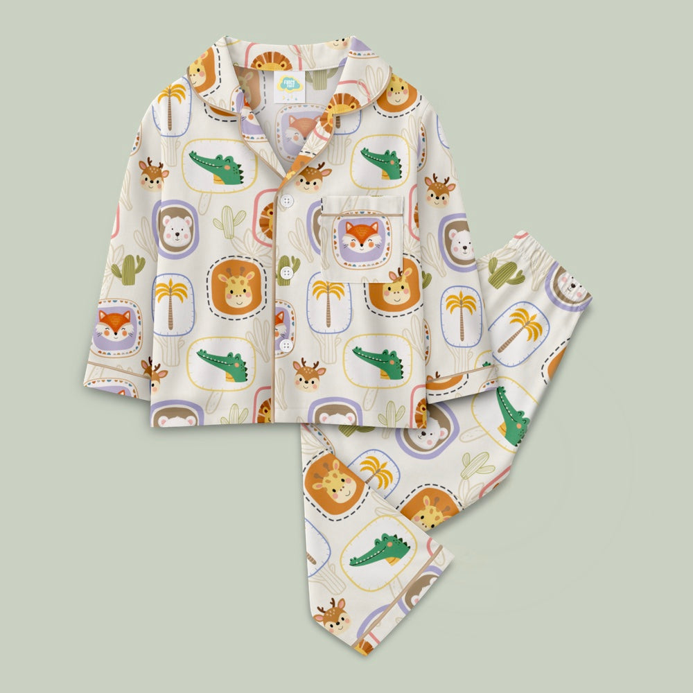 Organic Night Suit - Happy Faces