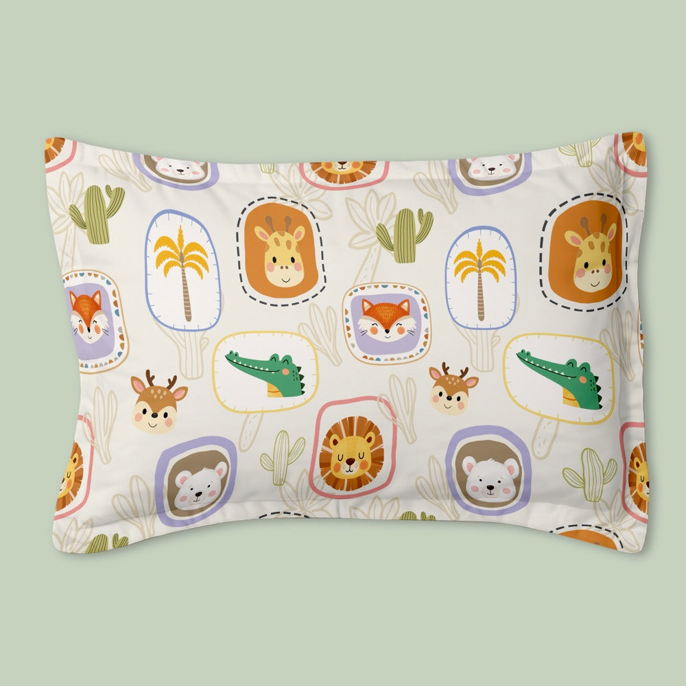 Organic Baby Pillow - Happy Faces