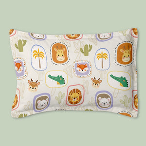 Organic Baby Pillow - Happy Faces