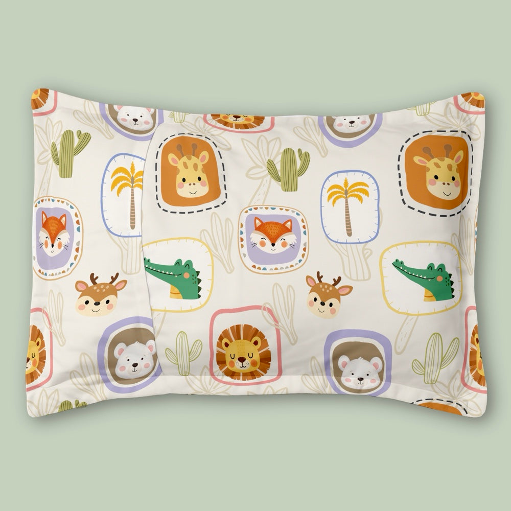 Organic Baby Pillow - Happy Faces