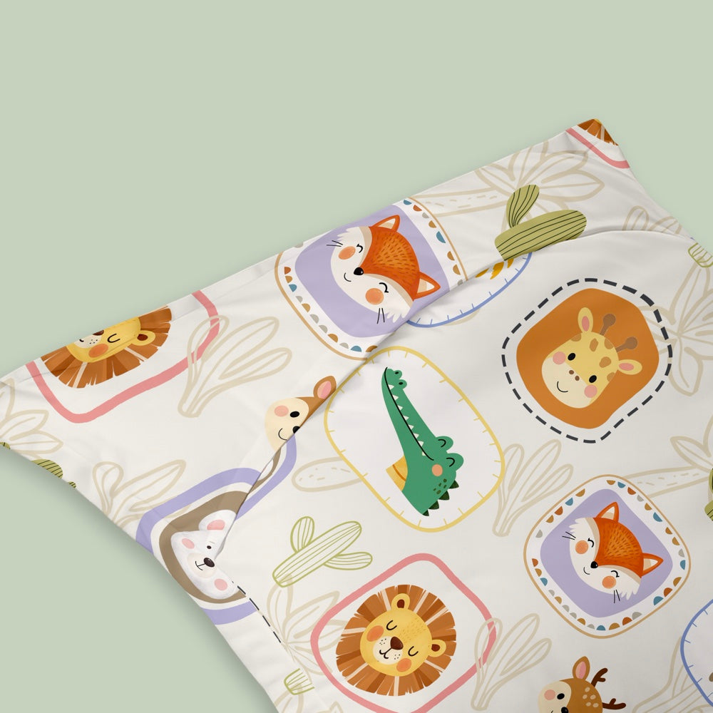 Organic Baby Pillow - Happy Faces