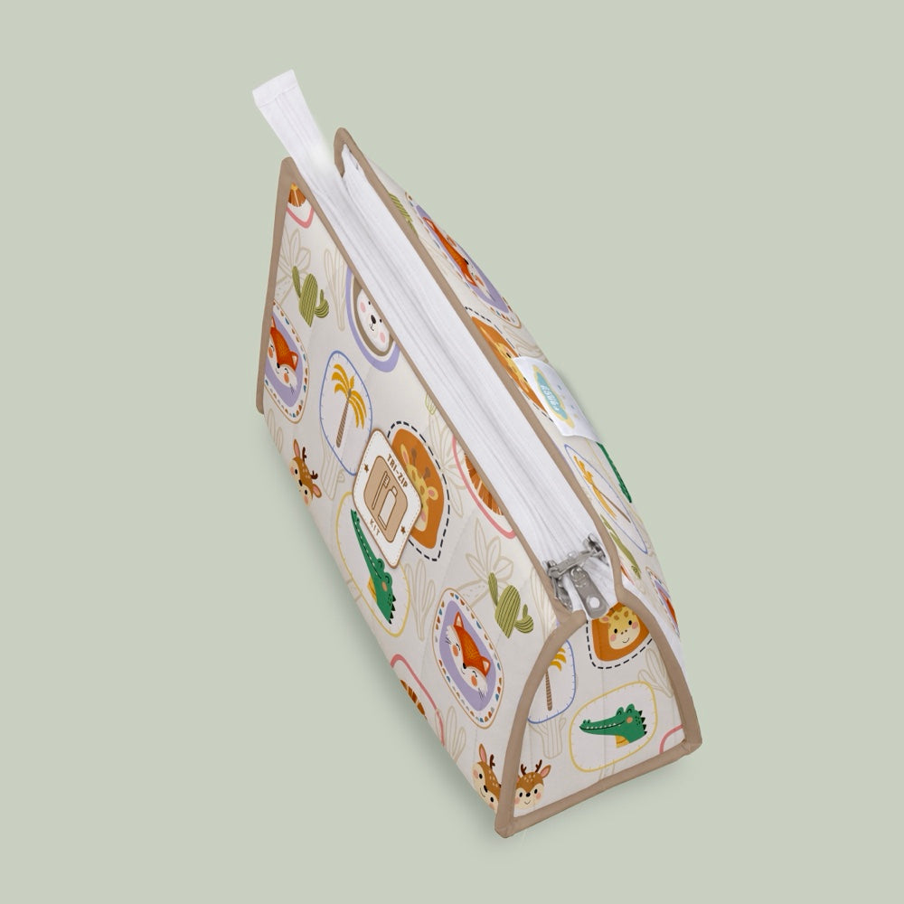 Organic Tri-Zip Utility Kit - Happy Faces