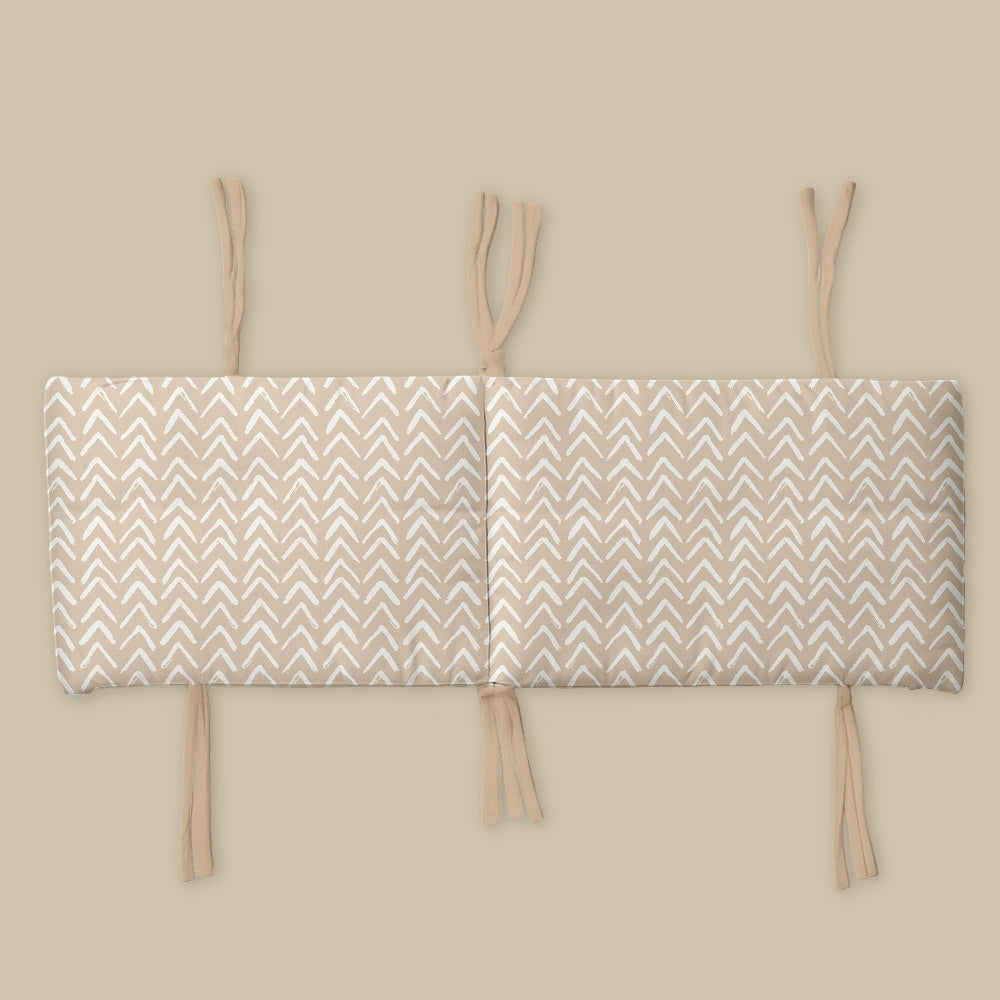 Organic Half Cot Bumper - Little Nest