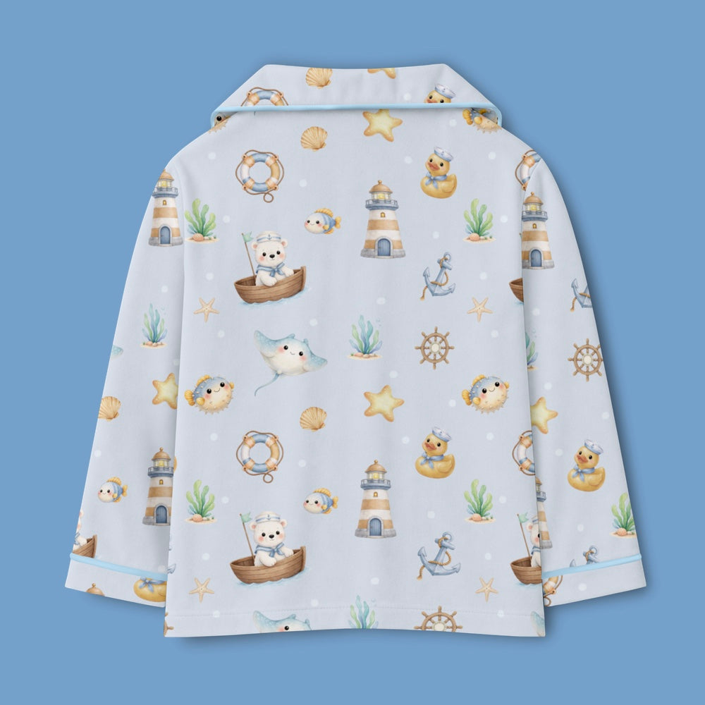 Organic Night Suit - Ocean Pals
