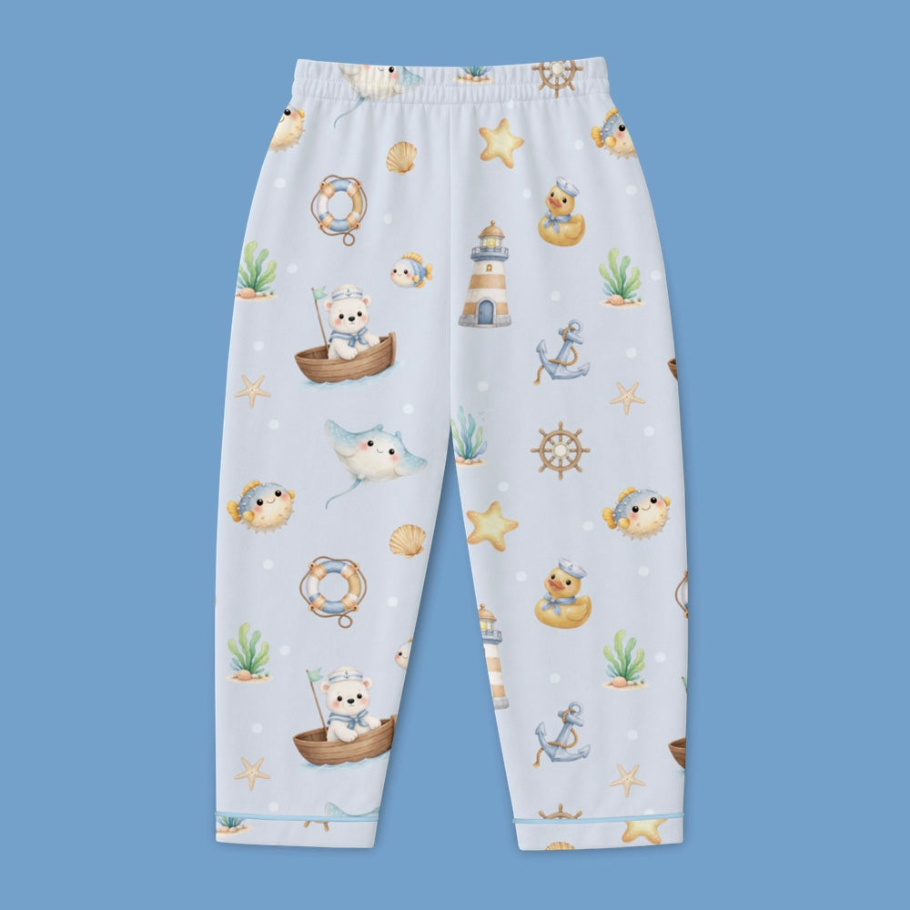 Organic Night Suit - Ocean Pals