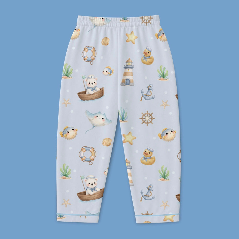 Organic Night Suit - Ocean Pals