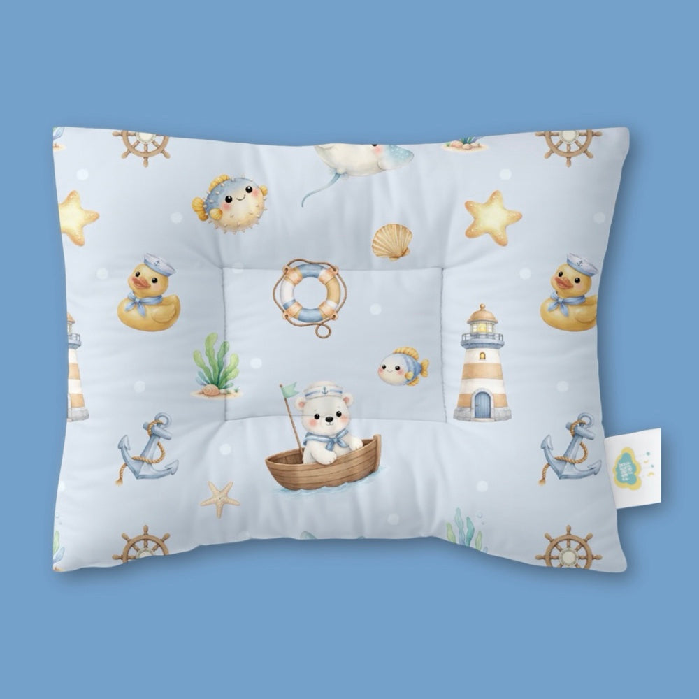 Organic Baby Head Nest  - Ocean Pals