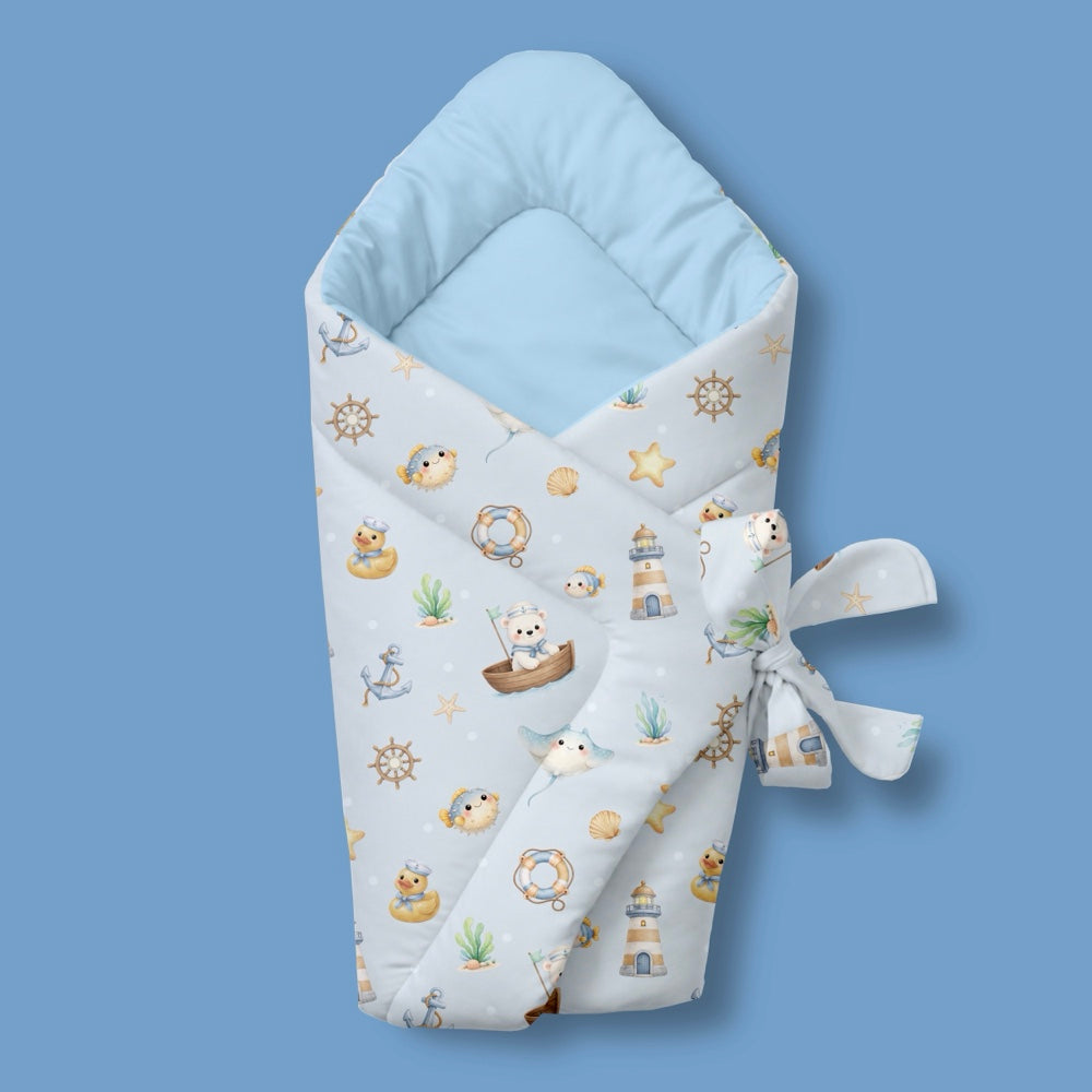 Organic Baby Wrap - Ocean Pals